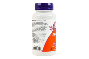 Добавка дієтична капсули вегетаріанські 250мг Аlpha lipoic acid Now 60шт