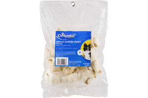 Companion Natural Rawhide Chews For Dogs 4 Inch - 8 CT