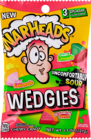 Цукерки Warheads фруктові дольки жувальні