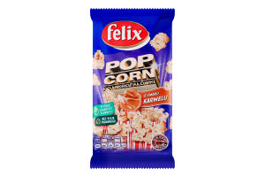 Попкорн Felix зі смаком карамелі для мікрохв печі