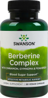 Добавка дієтична капсули вегетаріанські Berberine B Complex Swanson 90шт