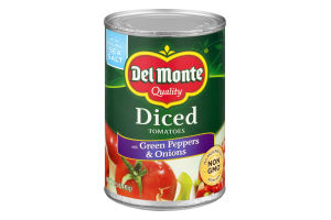 Del Monte Diced Tomatoes with Green Peppers & Onions