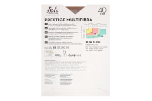 Колготи жіночі Престиж Мультіфібра карамель 40ден р.5 Сіела
