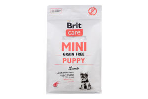 Корм сухий Lamb Puppy Mini Care Brit м/у 2кг