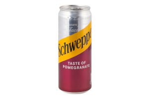 Напиток безалкогольный сильногазированный на ароматизаторах Pomegranate Schweppes ж/б 330мл