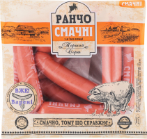 Сосиски из мяса птицы Вкусные Ранчо 1с кг