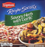 Lipton Recipe Secrets Recipe Soup & Dip Mix Savory Herb With Garlic