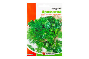 Насіння Петрушка Ароматна листкова пакет гігант 20г Яскрава