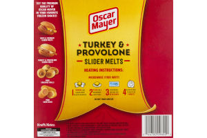 Oscar Mayer Slider Melts Turkey & Provolone - 4 CT