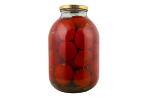 Томати консервовані з зеленню 3000мл скло ТМ "1"