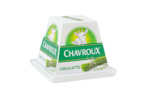 Сыр свежий козий с луком Chavroux п/у 150г