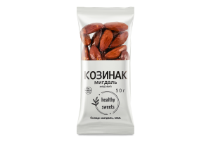 Козинак медовый Миндаль Healthy Sweets м/у 50г