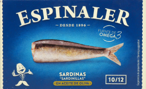Сардини Espinaler маленькі в оливковій олії 10/12