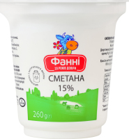 Сметана 15% Фанні ст 260г