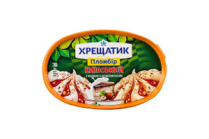 Мороженое 15% пломбир с фундуком и сливочным маслом Киевский Хрещатик п/у 500г