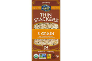 Lundberg Thin Stackers 5 Grain Rice Cakes - 24 CT
