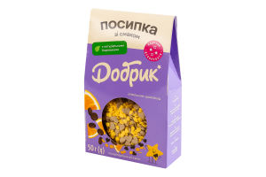 Посыпка кондитерская фигурная Апельсин-шоколад Добрик к/у 50г