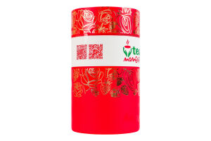 Чай чорний байховий ароматизований листовий з рослино-фруктовою сировиною Трояндово-ягідний ф'южн Tea Moments тубус 70г