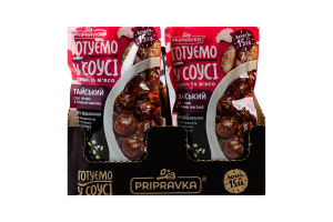 Соус теріякі з грибами шиітаке Тайський Pripravka д/п 140г