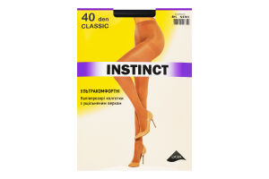 Колготки женские Instinct Classic 40den 4 nero