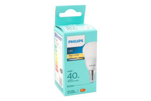 Лампа світлодіодна 40W Е14 470lm 2700K №9290035465 LED Philips 1шт