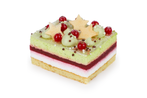 Торт Фісташковий з малиновим желе, ваг