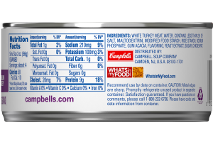 Swanson White Premium Chunk Turkey