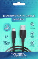 Кабель Ridea USB RC-M114 Soft Silico Micro 3A Арт.0324