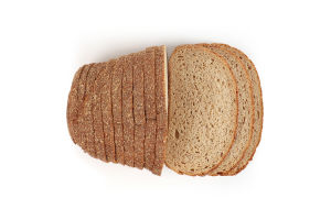 Хлеб половинка в нарезке белый подовый Фирменный Надзбруччя хліб м/у 450г