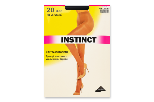 Колготки жіночі Instinct Classic 20den 5 nero