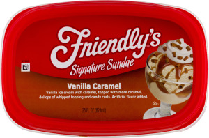 Friendly's Signature Sundae Vanilla Caramel