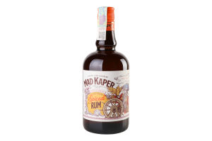 Напиток алкогольный 700мл 35% на основе темного рома Spiced Mad Kaper бут