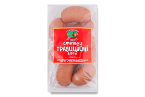 Сардельки вареные Традиционные Укрпромпостач-95 1с кг