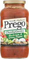 Prego Chunky Garden Italian Sauce Mushroom & Green Pepper