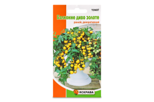Насіння Томат Балконне чудо золоте 0,1г Яскрава