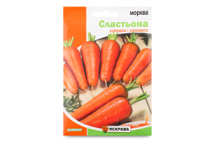 Насіння Морква Сластьона 15г Яскрава