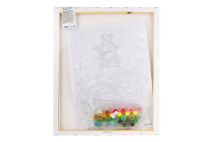 Набір д/розпису по номерах Тварини 40*50см Стратег