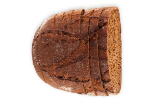 Хлеб ржаной половинка в нарезке Традиционный Добрий м/у 0.3кг