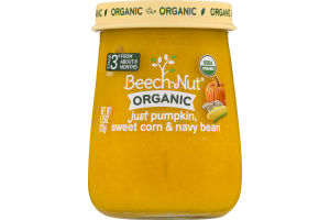 Beech-Nut Organic Stage 3 Just Pumpkin, Sweet Corn & Navy Bean
