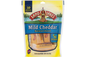 Land O'Lakes Natural Cheese Individually Wrapped Bars Mild Cheddar - 10 CT
