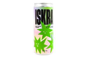 Напій безалкогольний сильногазований пастеризований Матча-тонік Iskra з/б 330мл