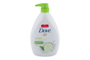 Dove Body Wash Pump Cucumber and Green Tea 34 oz