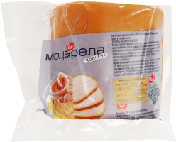Сир 30% м'який підплавлений Моцарела копчена Lel' кг