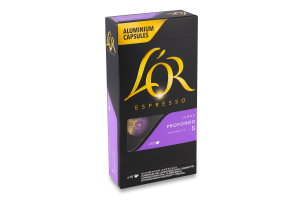 Кофе натуральный жареный молотый в капсулах Lungo Profondo Espresso L’OR к/у 52г