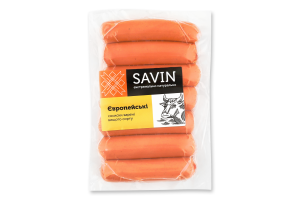 Сосиски Європейські Savin Product в/с кг