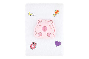 Блокнот ZiBi KidsLine Capybara А5 плюшевий 80арк