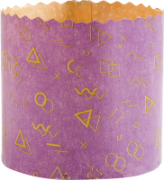 Форма для выпекания для изделий из теста бумажная 90х85мм Пастель ТОВ РКСП 1шт