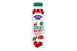 Бифидойогурт 1.5% Вишня Волошкове поле п/бут 350г