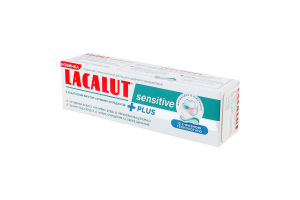 Паста зубна з додатковим вмістом активних речовин Sensitive Plus Lacalut 75мл