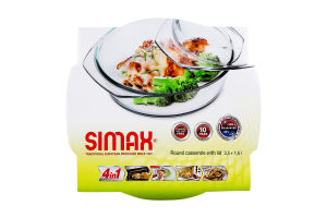 Каструля кругла Simax з кришкою 3,5л